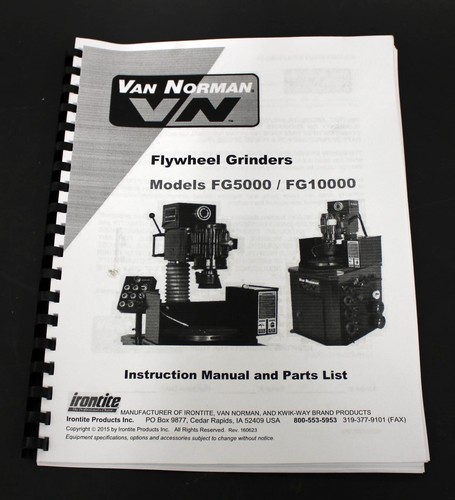 Van norman fg5000 fg10000 - van,
