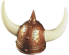 VIKING HELMET WITH LONG HORNS