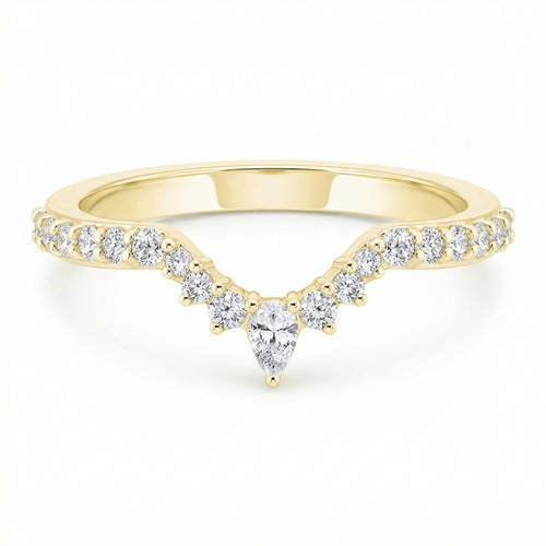 Wishbone ring chevron - ring,