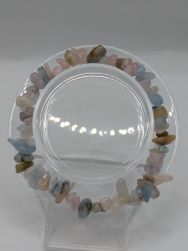 Morganite chip crystal - morganite,