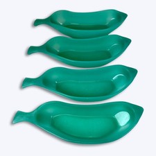 Vintage Teal Banana Split Boat