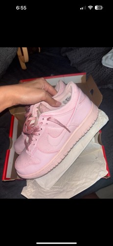 Nike dunks baby pink - size, 5