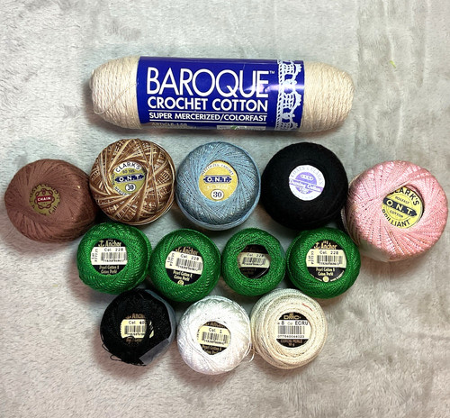 Vintage crochet thread - crochet,