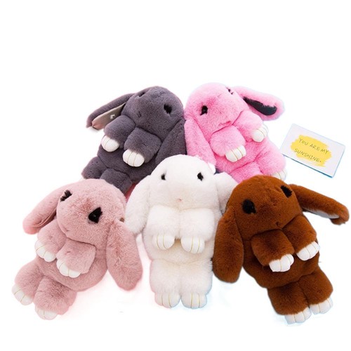 Cute bunny plush bag messenger - plush,
