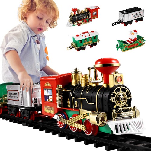 Large christmas train set - train,