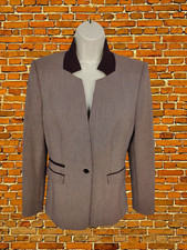 TED BAKER BURGUNDY MIX BLAZER