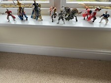 Toy Knights and horses
