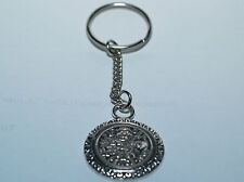 Lucky Sixpence Birthday Keyring - Genuine polished sixpence 1953 to 1967