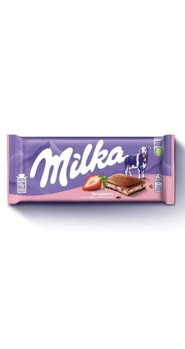 Milka strawberry yoghurt - milka,