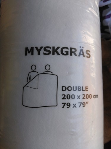 Ikea myskgras double duvet - ikea,