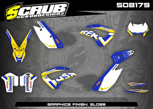Husaberg decal 390 450 570 - 390,