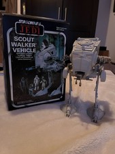 Star Wars 1982 AT-ST Scout Walker Vintage with box Return Of The Jedi Kenner
