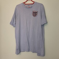 Umbro England 6 Bobby Moore Football Shirt - Blue - Size Men’s XL - Vintage 1966