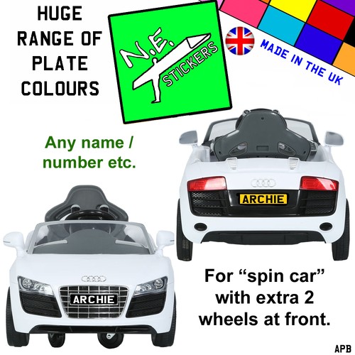 Personalised kids number - personalised,