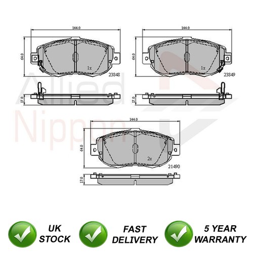 Brake pads set - set, front