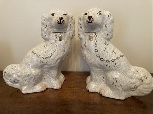 Antique spaniel fireside - antique,