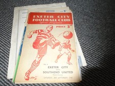 EXETER CITY V SOUTHEND UNITED 1947-8