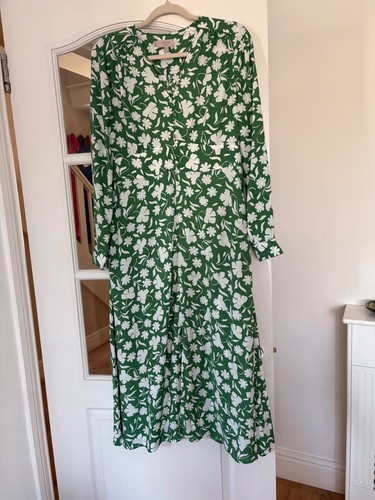 Hobbs allison dress green and - dress,