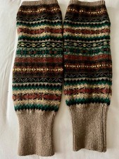 FairIsle Knitted Leg Warmers