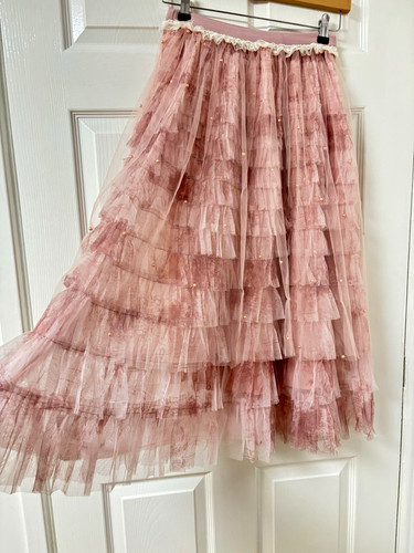 Womens pink tiered - womens,