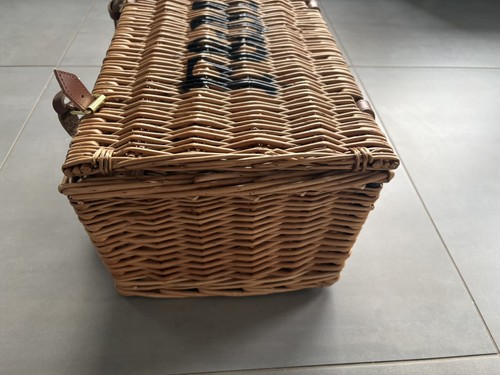 Wicker basket hamper - f&m,