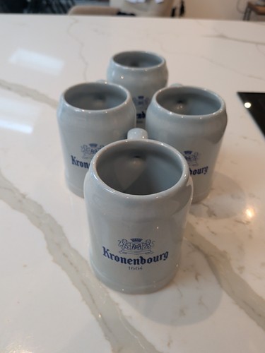 Kronenbourg beer mug stein - kronenbourg,