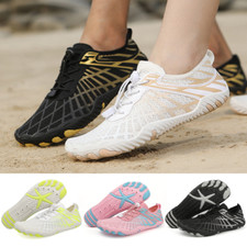 Mens Womens Water Shoes Beach Quick Dry Barefoot Surfing Swim Aqua Shoes Size UK