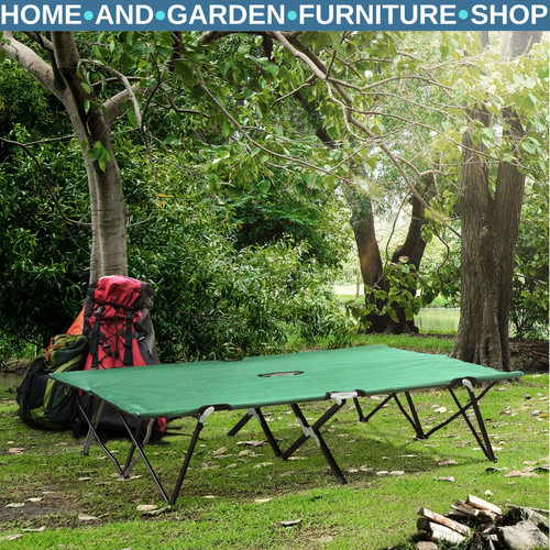 Double camping bed portable - bed,