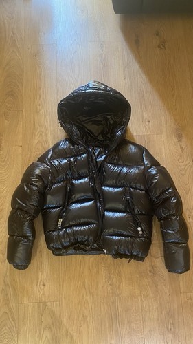 Black zara puffer jacket - black,