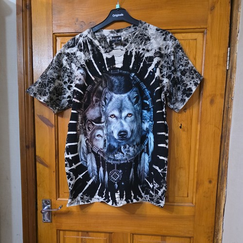 Vintage wolf dream catcher - , t