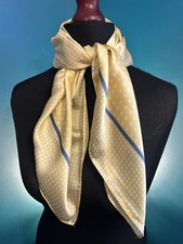 Classic Yellow Polka Dot Scarf