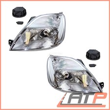 2X HEADLAMP HEADLIGHT H4