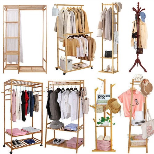 Strong wooden clothes rail - strong,