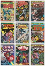 Marvel Horror Comics 1970s Various see options/descriptions