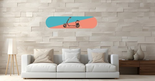 Wall art skateboard - wall, deck