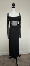 Phase Eight Black Maxi Party