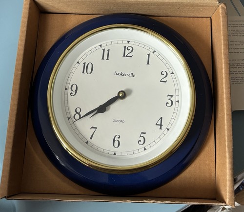 Baskerville oxford wall clock - baskerville,