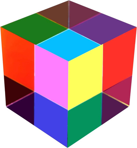 Cmy color cube 6 - color, cube,