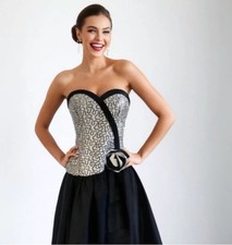 Dress Strapless Vintage Black