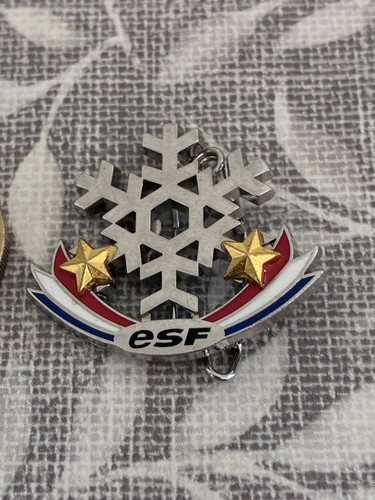 Esf french ski school - school, enamel