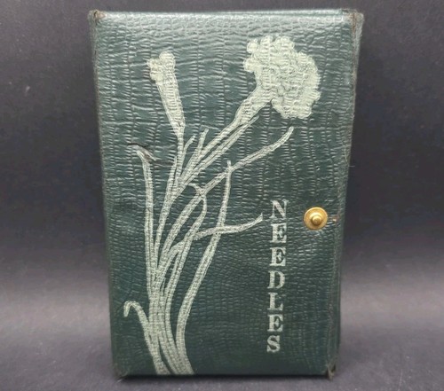 1914 sewing needle book - needle,
