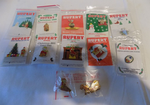 Rupert bear pin - bear,