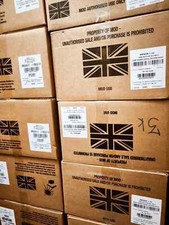 MRE BRITISH  1 FULL BOX of 10