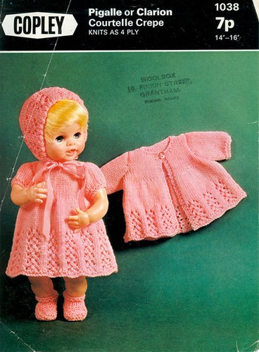 Baby doll knitting - doll, for
