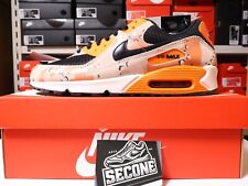 Nike Air Max 90 PRM Bio Beige Safety Orange Phantom Black IF1721-201 Men's New