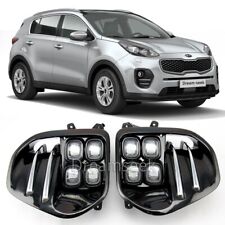 LED FOG LIGHT FOR KIA SPORTAGE QL 2016 2017 2018 2019 DRIVING LAMP WITH BEZEL