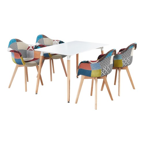 Dining table and chairs set - and,