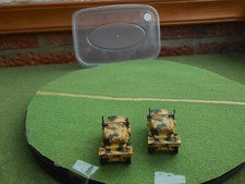 Oxford Diecast Dingo Scout Car 1/76 Desert Markings x 2