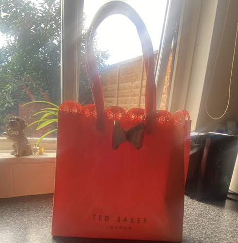 Ted baker red pvc tote - baker, bag
