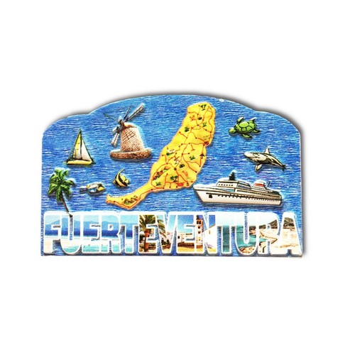 Spain fuerteventura map - fuerteventura,